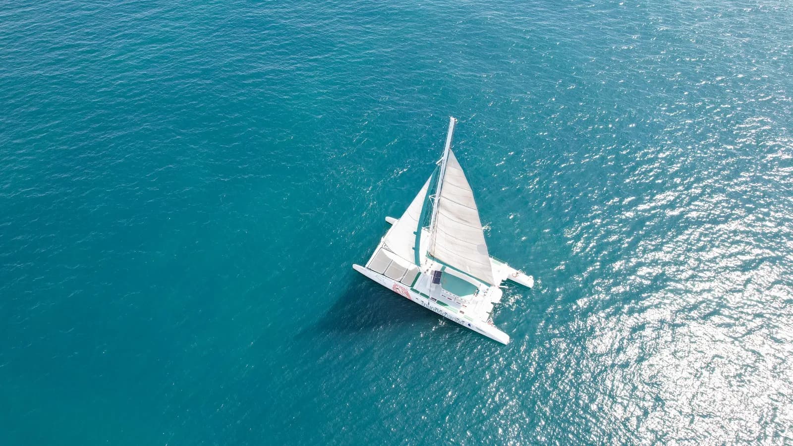 Boat on the Mediterranean near Cala Portixol